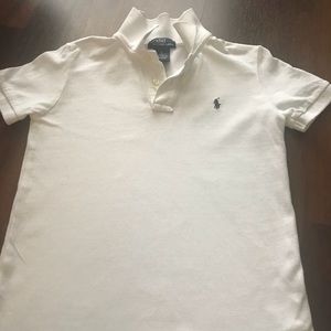 Boys White Polo by Ralph Lauren